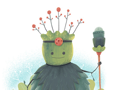 character character design green illustration plant vegetable