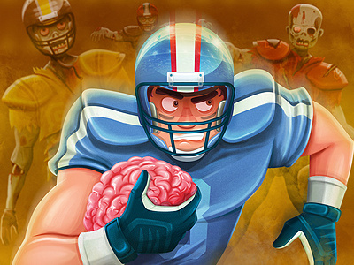 FootBrain american football footbrain game icon illustration license sports video video game