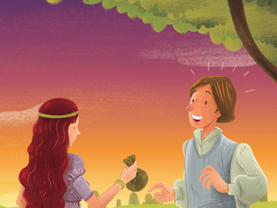 Romeo y Julieta childrens book editorial illustration julieta romeo