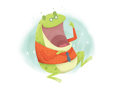 Sapo book chidren editorial frog illustration laugh