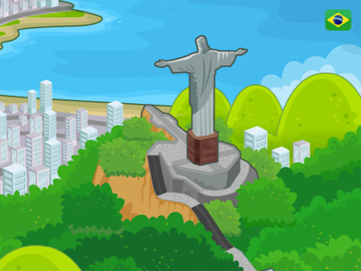 Cristo Redentor brasil brazil caceres cristo diego diegokcres illustration ilustración redentor