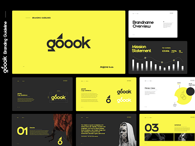 Goook Branding branding design graphic design logo presentation typography