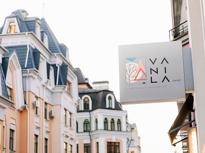 VANILA.Shop branding graphic design logo typography