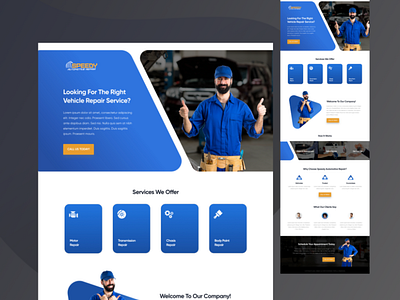 Car Repair Service Landing Page