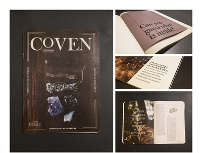 Coven Magazine design editorial magazine witches