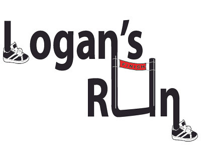 Logan s Run LOGO final branding design illustration logo vector