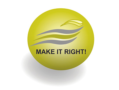make it right LOGO FINALart branding design illustration logo vector