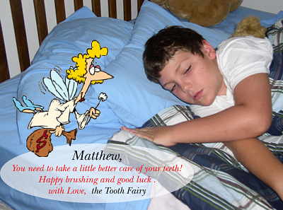 Matthew tooth fairy design