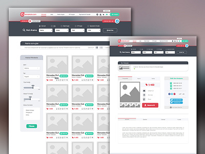 Ekiralıkoto Redesign UI Prototype - Car detailed page