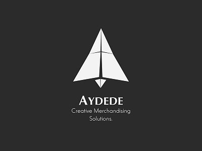 Aydede logo Design Process - Digital Sketches black logo vector white