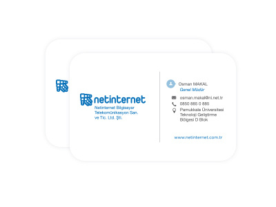 Business card Design - Netinternet printable materials lab2023 netinternet printable materials vector