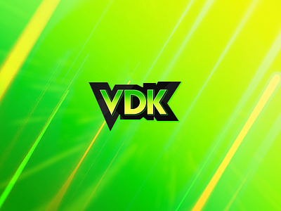 VDK - Networking Company brand brand identity branding branding design futuristic green green logo hardware internet provider logodesign logotype network network logo software company yellow yellow logo