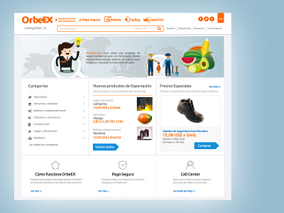 Orbeex - Rediseño HomePage V1 ui ux web