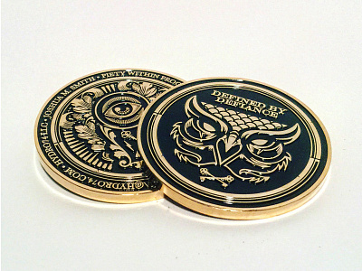 Hydro74 Business Card business card coin metal
