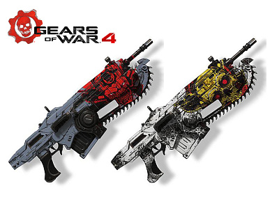 Gears of War Lancers cog gears gun lancer war xbox