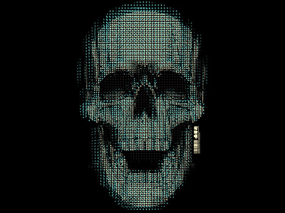 Partical Vector Skull