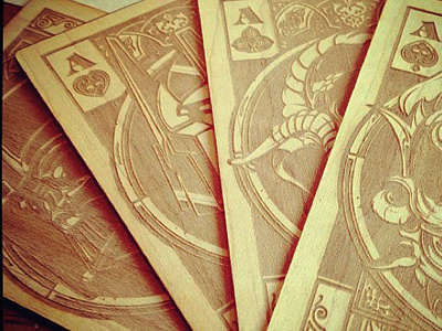 Laser Etched Playing Cards