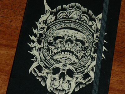 Hydro74 Moleskin illustration laser print