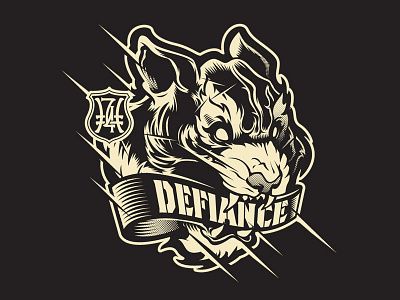 Defiance Tiger illustration tiger vector vector art