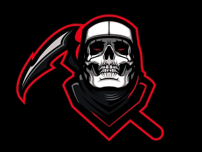 Fortnite Skull Trooper fortnite grim illustration mascot reaper skull trooper vector