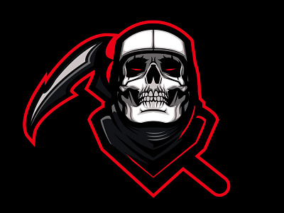 Fortnite Skull Trooper fortnite grim illustration mascot reaper skull trooper vector