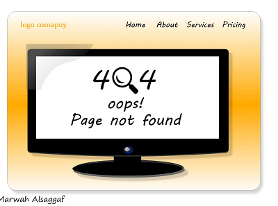 404 error page adobe xd adobexd app daily 100 challenge daily ui dailyui dailyuichallenge design designer ui ux website