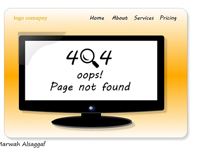 404 error page