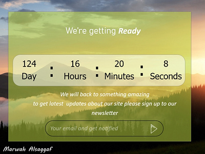 Countdown Timer adobexd daily 100 challenge daily ui dailyui dailyuichallenge design ui ux web designer webdesign