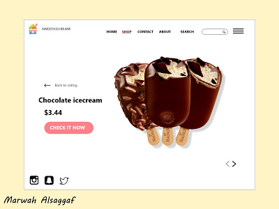 ice cream website