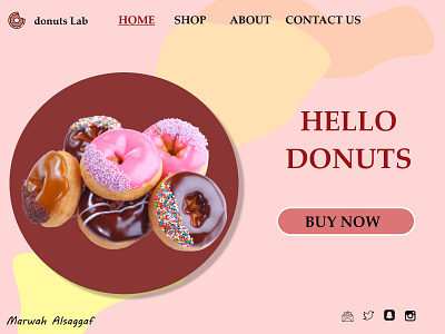 donuts website adobe xd adobexd branding design designer ui ux web design web designer webdesign