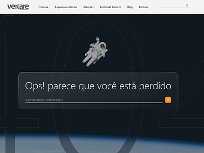 404 Error Vertare design ui ux