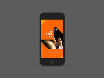 InSeatXP splash screen app demo ui ux