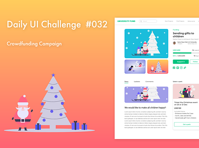 DailyUI 032 adobe xd crowdfunding crowdfunding campaign daily ui dailyui dailyuichallenge design ui ux webdesign