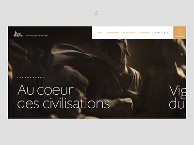 Cité du Vin ⏤ Museum animation bordeaux branding clmt design fonts freelance french interaction interactive motion museum muzli ui webdesign website