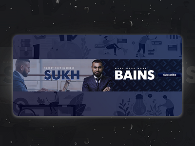 Sukh Bains YouTube Banner