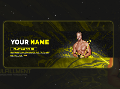 Free to use fitness banner adobe adobe illustrator adobe photoshop color fitness fitness app fitness banner free free to use use youtube banner