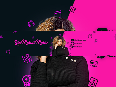 Music banner Design Purple