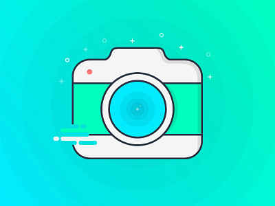 Camera Icon - Fun camera camera icon flat icon icon icons illustration photo vector