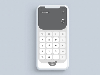 DailyUI Day 4 Challenge: Calculator dailyui dailyuichallenge design ui uidesign userinterfacedesign