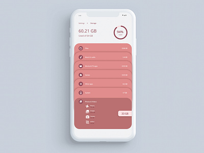 DailyUI Day 7 Challenge: Settings Page