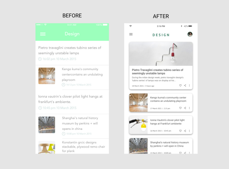 Springboard Balance, Color, & Visual Hierarchy Practice Project by