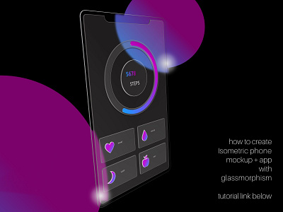 Isometric Phone Mockup + App in PowerPoint (with glassmorphism)
