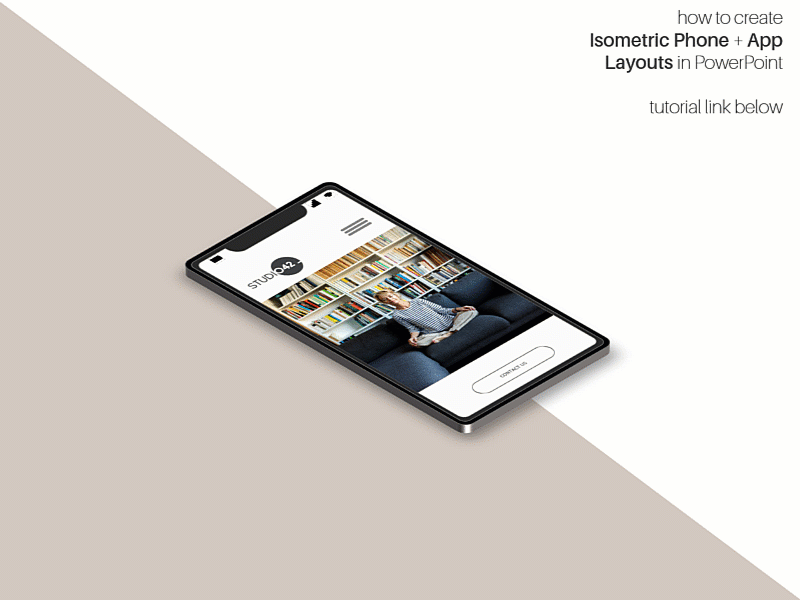 Create Isometric Phone Layouts in PowerPoint