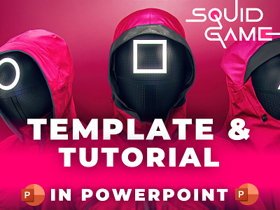Squid Game inspired PowerPoint Template powerpoint powerpoint design powerpoint presentation presentation design squid game squidgame ui