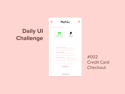 Daily UI Challenge 002 (Version 2_Android) - Mai Accents