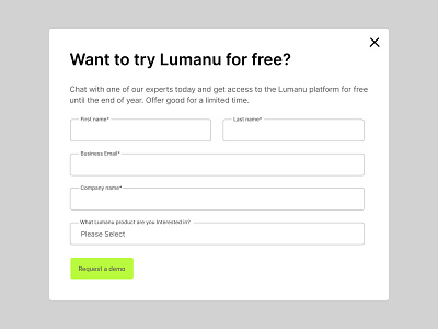 Signup Page UI