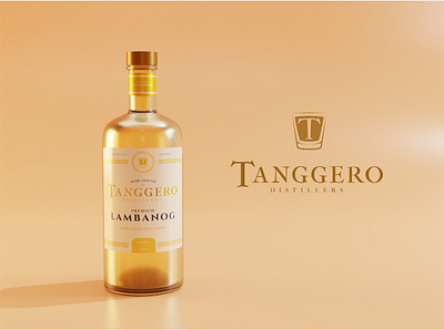 Tanggero Lambanog - Branding & Packaging Design brand identity branding design high end illustration illustrator liquor liquor branding logo minimal mockup packaging packaging design vector visualization