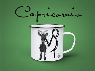 Zodiac Symbols -Capricornio- arte capricornio dibujante diseño diseñografico ilustracion ilustrador portfolio