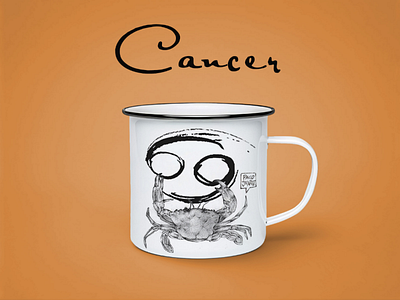 Zodiac Symbols -Cancer- arte cáncer dibujante diseño diseñografico ilustracion ilustrador portfolio zodiaco