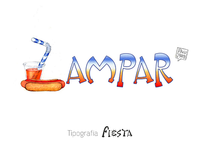 Tipografía Fiesta - Z arte dibujante diseño diseñografico ilustracion ilustrador letra portfolio tipografía tipografíafiesta